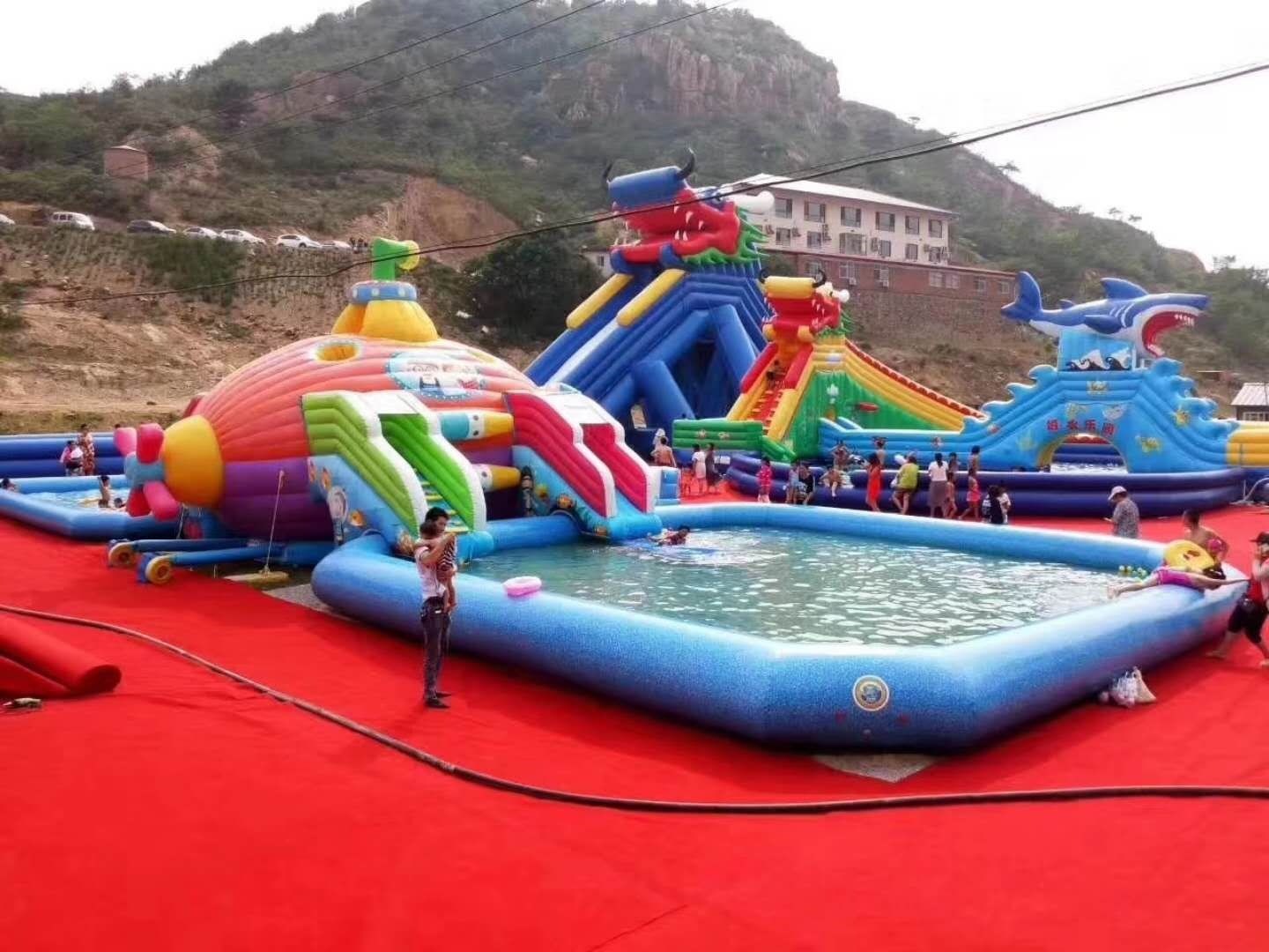 大涌镇深海潜艇儿童乐园充气游泳池